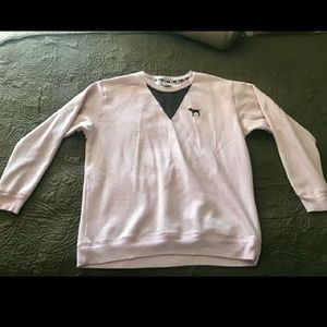 Victoria secret pink sweatshirt with mesh